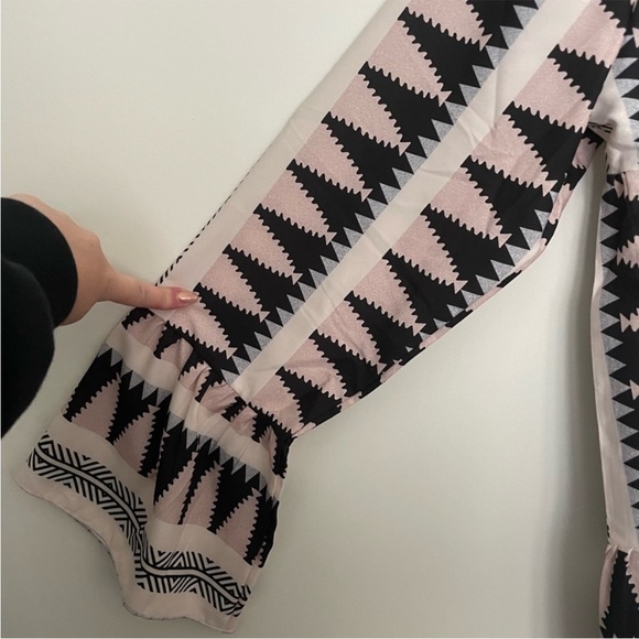 Geometric neutral Tunic Dress / Top - Picture 4 of 4